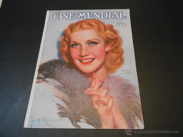 Militaria: REVISTA CINE MUNDIAL PUBLICADA DURANTE LA GUERRA CIVIL - ABRIL 1938