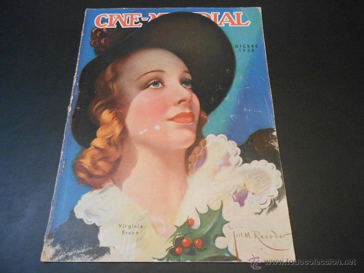 Militaria: REVISTA CINE MUNDIAL PUBLICADA DURANTE LA GUERRA CIVIL - DICIEMBRE 1938