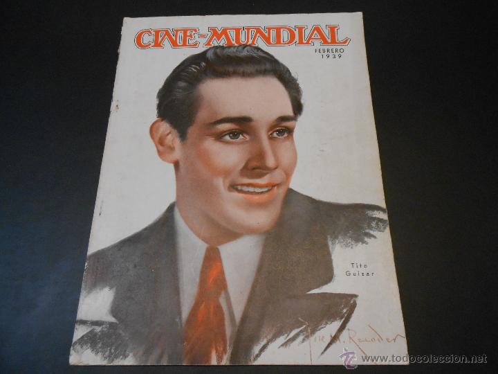 Militaria: REVISTA CINE MUNDIAL PUBLICADA DURANTE LA GUERRA CIVIL - FEBRERO 1939