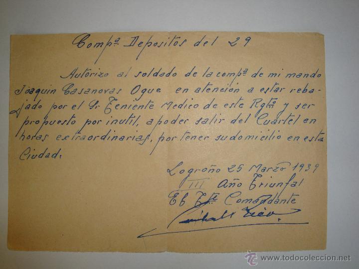 Militaria: PROPUESTA DE INUTIL - Foto 1