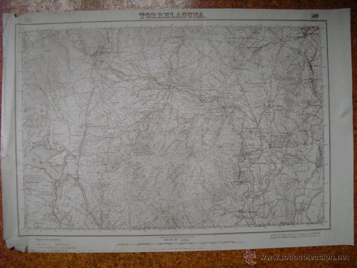 Militaria: GUERRA CIVIL MAPA DE TORRELAGUNA EJERCITO NACIONAL 1:50000