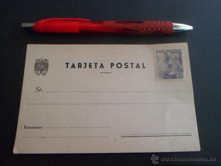 Militaria: TARJETA POSTAL PATRIOTICA ILUSTRADA ESCUDO DE ESPA&Ntilde;A - CON SELLO 20 CENTIMOS - SIN CIRCULAR