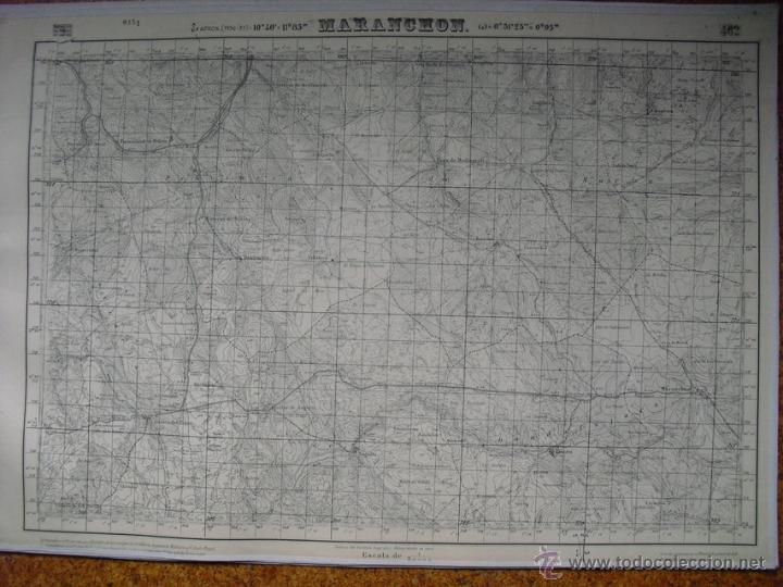 Militaria: GUERRA CIVIL MAPA DE MARANCHON EJERCITO NACIONAL EDITADO POR EL CTV 1:50000