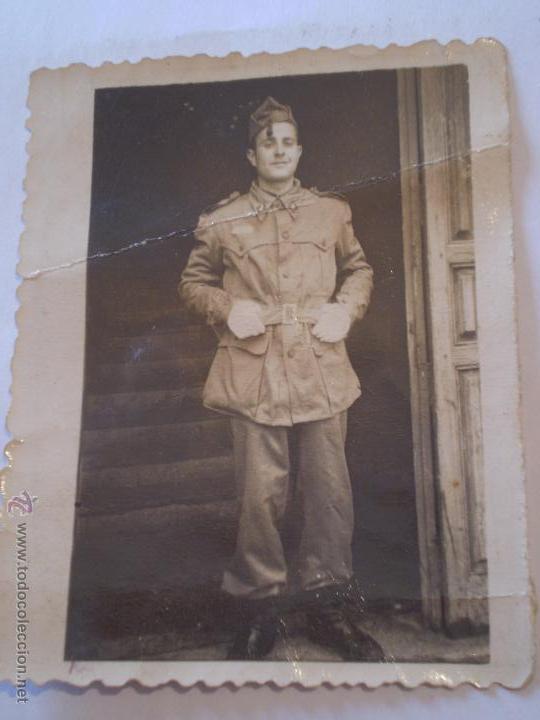 Militaria: ANTIGUA FOTOGRAFIA DE SOLDADO,PERIODO GUERRA CIVIL? FOTO CHENEL.MADRID.