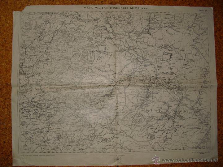 Military Antiques: 1938 GUERRA CIVIL HOJA 26 DEL M. MAR. ITINERARIO EJCTO REPUBLICANO LOGRO&Ntilde;O SORIA SADABA RUEDA