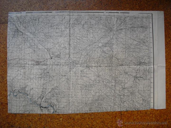 Militaria: GUERRA CIVIL MAPA DE MANDO DEL EJERCITO NACIONAL BUJARALOZ 1:100000