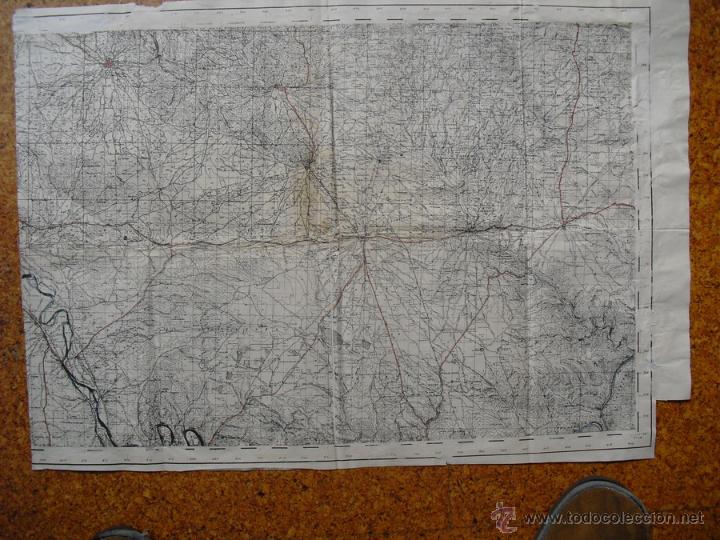Militaria: GUERRA CIVIL MAPA DE MANDO DEL EJERCITO LERIDA 1:100000