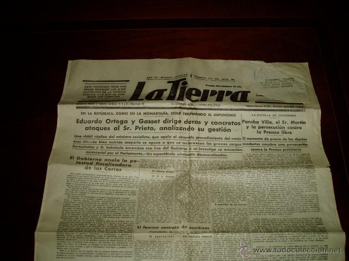 Militaria: Prensa libre peri&oacute;dico La Tierra