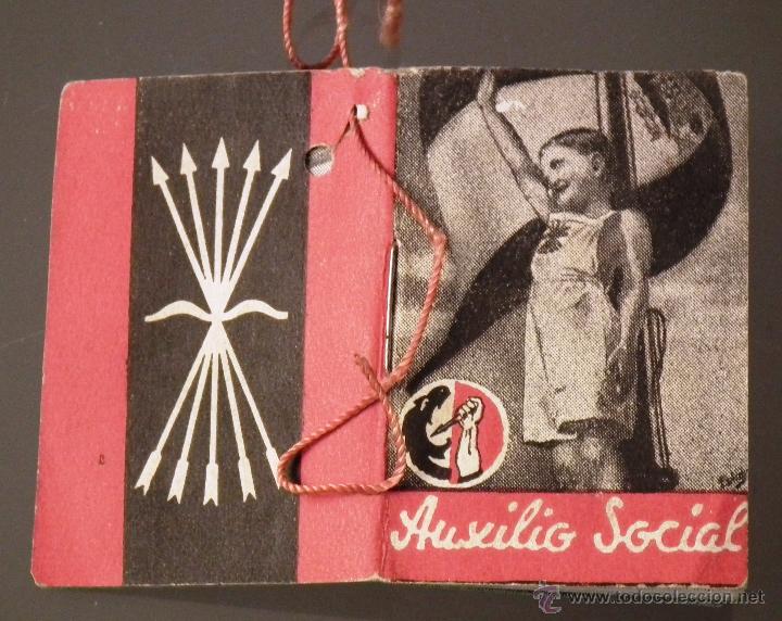 Militaria: LIBRITO DEL AUXILIO SOCIAL, MUY ILUSTRADO. 30 DE OCTUBRE 1936 - 1939
