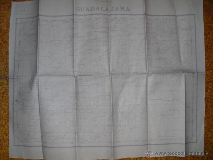 Military Antiques: GUERRA CIVIL MAPA DE GUADALAJARA HOJA 148 DEL MAPA DE MANDO 1:100000  EDICI&Oacute;N AZOGR&Aacute;FICA