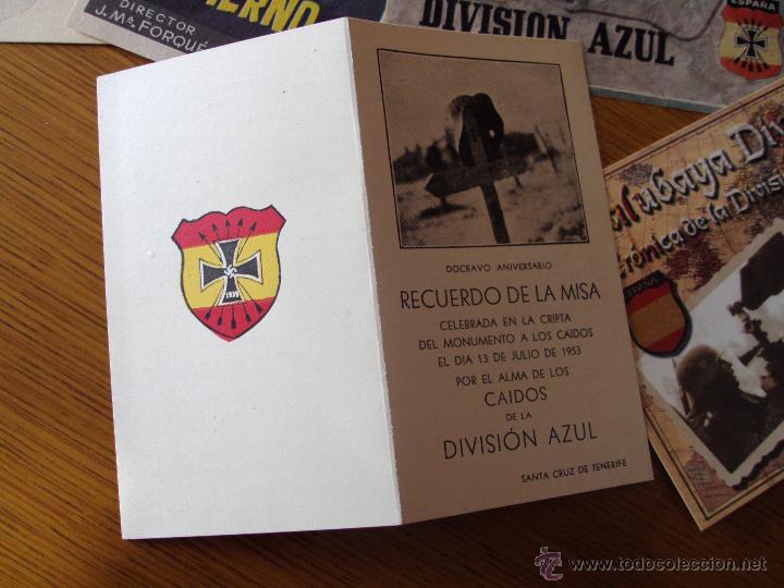 Militaria: Lote division azul - Foto 5