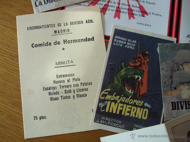 Militaria: Lote division azul - Foto 7
