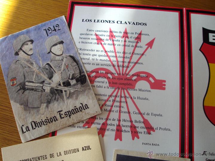 Militaria: Lote division azul - Foto 8