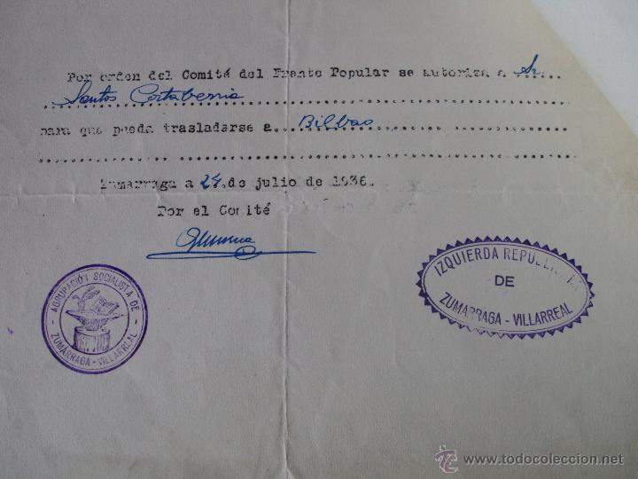 Militaria: Lote documentos guerra civil republicano, UGT, CNT, republica, Vizcaya