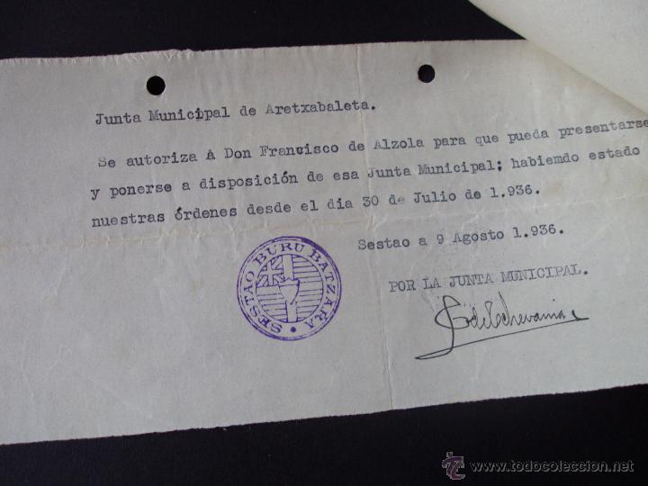 Militaria: Lote documentos guerra civil republicano, UGT, CNT, republica, Vizcaya