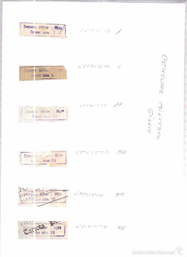 Militaria: LOTE DE CENSURAS MILITARES.