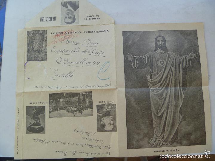 Militaria: GUERRA CIVIL : CARTA A MADRE FUTURO ALCALDE DE SEVILLA, COMBATIENTE NACIONAL. VELEZ-MALAGA, 1938