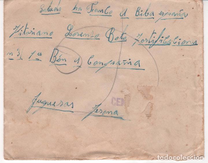 Militaria: Sobre circulada de Quintana de la Serena ( Badajoz ) a Gerona