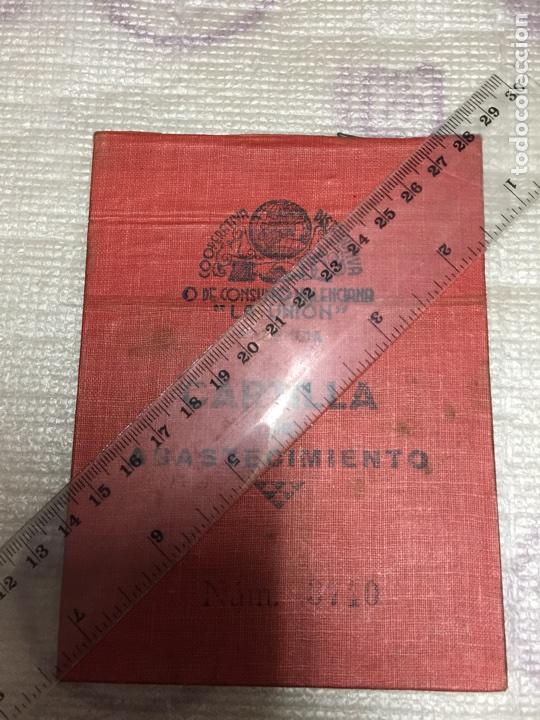 Militaria: GUERRA CIVIL ESPA&Ntilde;OLA. CARTILLA DE ABASTECIMIENTO. LA UNI&Oacute;N. VALENCIA. A&Ntilde;O 1938. MUY RARO.