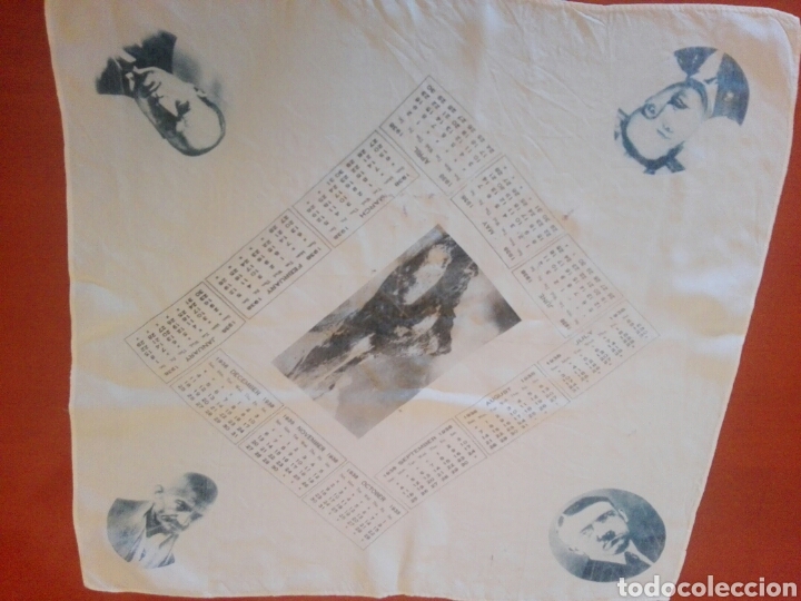 Militaria: Pa&ntilde;uelo calendario 1938 Guerra civil