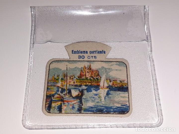 Militaria: ANTIGUO EMBLEMA AUXILIO SOCIAL - MALLORCA - SERIE M - N&ordm; 6 - A&Ntilde;OS 40 30 CTS