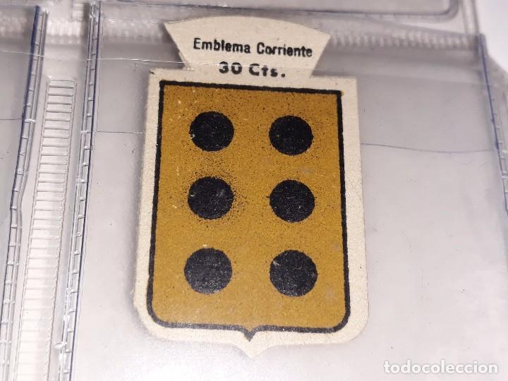 Militaria: ANTIGUO EMBLEMA AUXILIO SOCIAL - ALAXIN - ARAGON - SERIE B - N&ordm; 109 - A&Ntilde;OS 40 30 CTS
