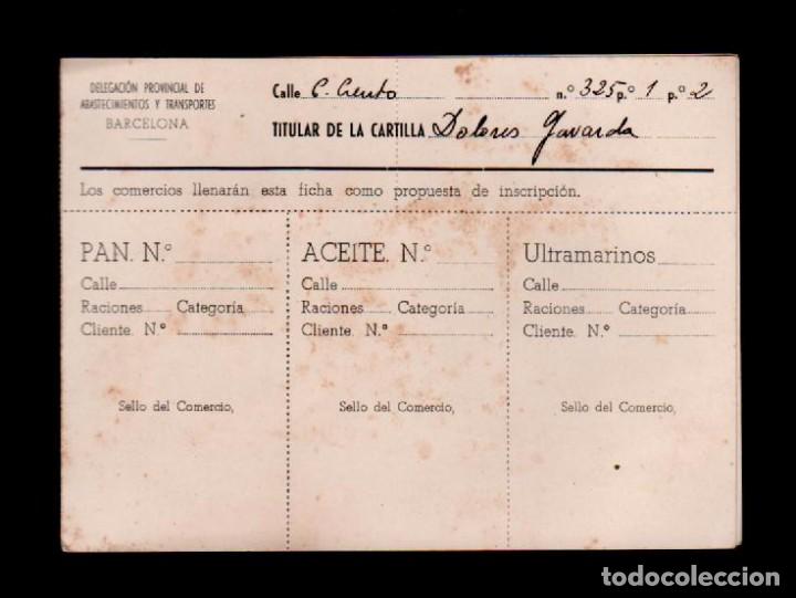 Militaria: C9-4 Guerra Civil CARTILLA de la Delegaci&oacute;n Provincial de Abastecimientos y Transportes de BARCELONA
