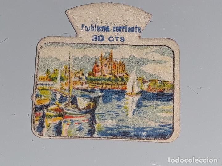 Militaria: ANTIGUO EMBLEMA AUXILIO SOCIAL - MALLORCA - SERIE M - N&ordm; 6 - A&Ntilde;OS 40 30 CTS