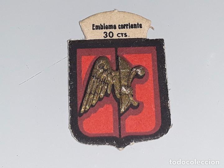 Militaria: ANTIGUO EMBLEMA AUXILIO SOCIAL - VALDAURA - SERIE C N&ordm; 37 - A&Ntilde;OS 40 30 CTS