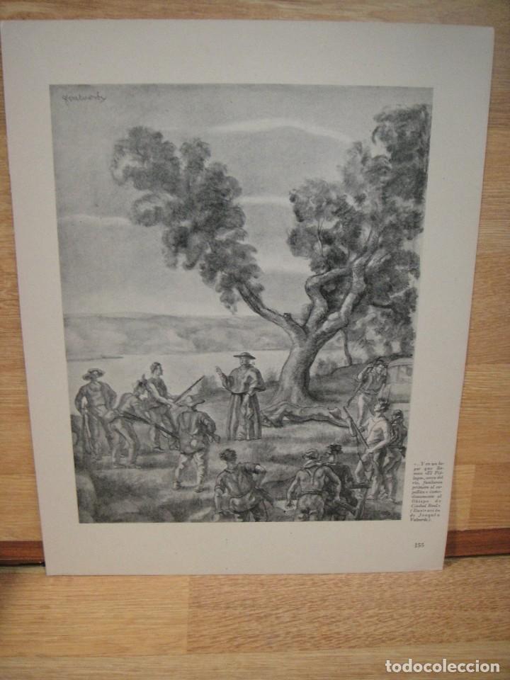 Military Antiques: el pielago , ciudad real - lamina sobreLA GUERRA CIVIL - JOAQUIN VALVERDE