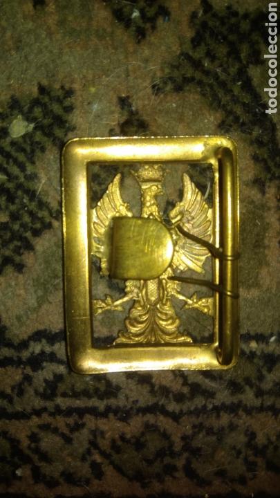 Militaria: Hebilla de coronel de la guerra civil. Bando franquista.