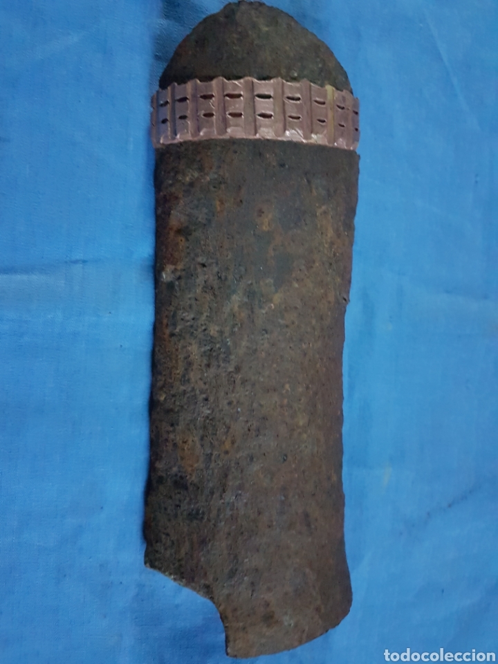 Militaria: Trozo metralla recuerdo guerra civil .zxy.