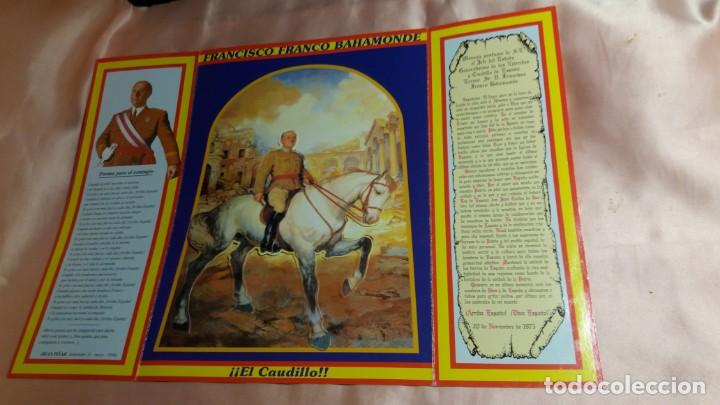 Militaria: franco-triptico con foto en relieve-17x24-ver fotos