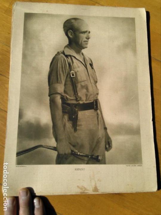 Military Antiques: L&aacute;mina militar los generales de Franco forjadores Imperio ASENSIO