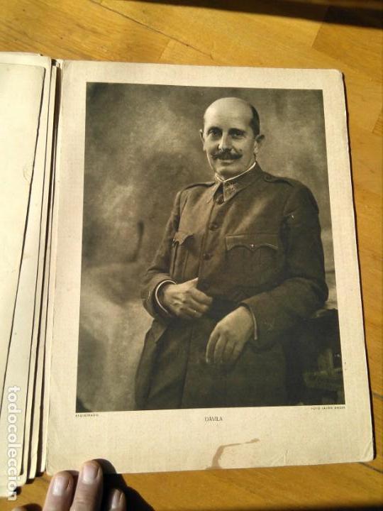 Military Antiques: L&aacute;mina militar los generales de Franco forjadores Imperio DAVILA