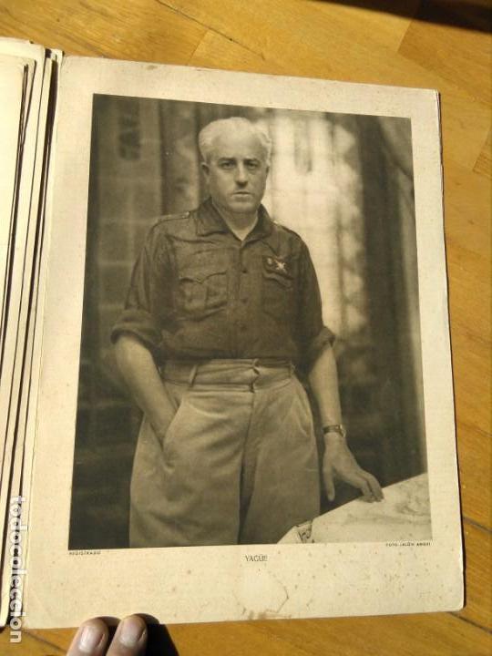 Military Antiques: L&aacute;mina militar los generales de Franco forjadores Imperio YAGUE