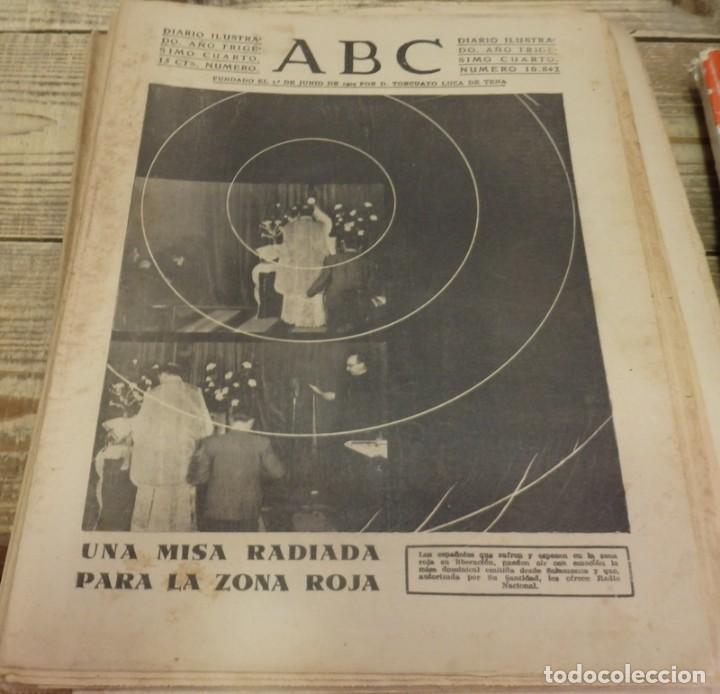 Militaria: ABC 1 DE MARZO DE 1938, SEVILLA,24 PAGINAS, CARTAMA,PARTE DE GUERRA, ETC.