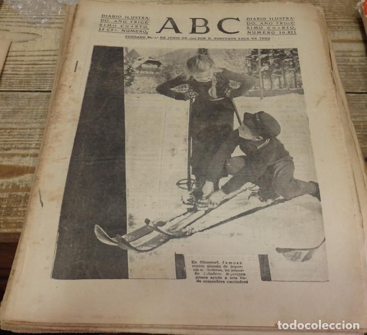 Militaria: ABC 4 DE FEBRERO DE 1938, 24 PAGINAS, AVILA,GRANJA DE TORREHERMOSA, ETC
