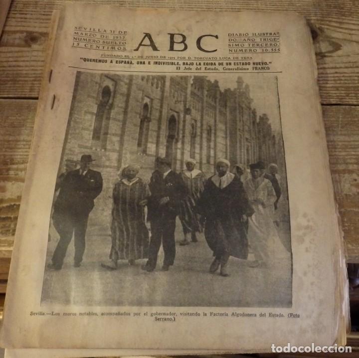 Military Antiques: ABC 31 DE MARZO DE 1937, 16 PAGINAS, ANDUJAR,ORJIVA,CORDOBA,PARTE DE GUERRA, ETC
