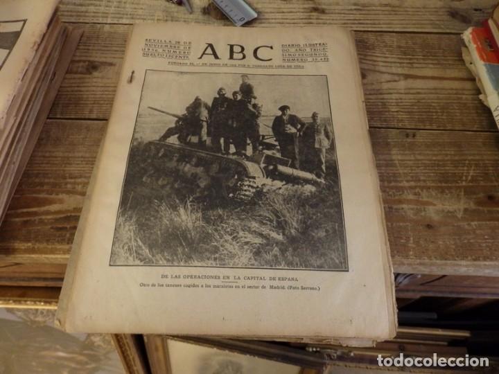 Militaria: ABC 28 DE NOVIEMBRE DE 1936, 14 PAGINAS, ANDUJAR,, PARTE DE GUERRA, ETC