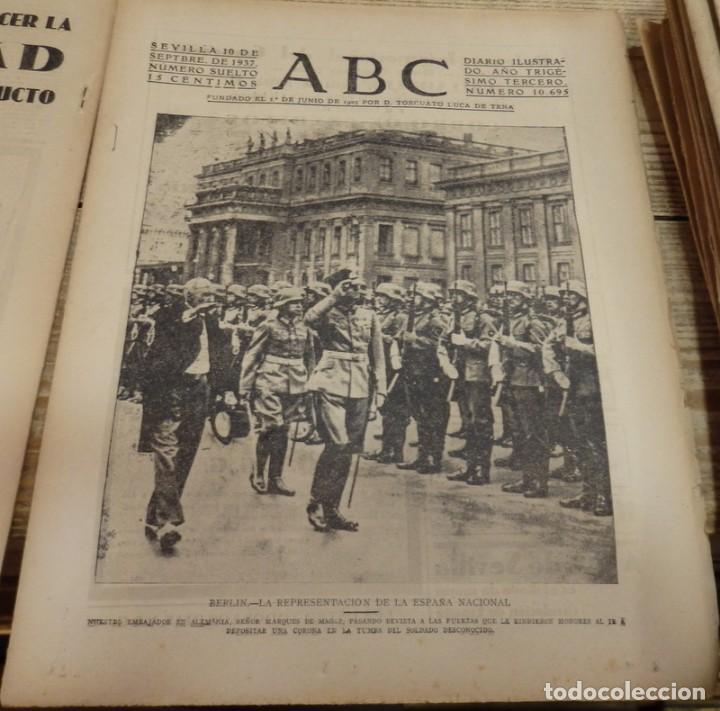 Military Antiques: ABC 10 DE SEPTIEMBRE DE 1937, ,22 PAGINAS, GIJON,VALENCIA,FRENTE DE ARAGON,PARTE DE GUERRA, ETC