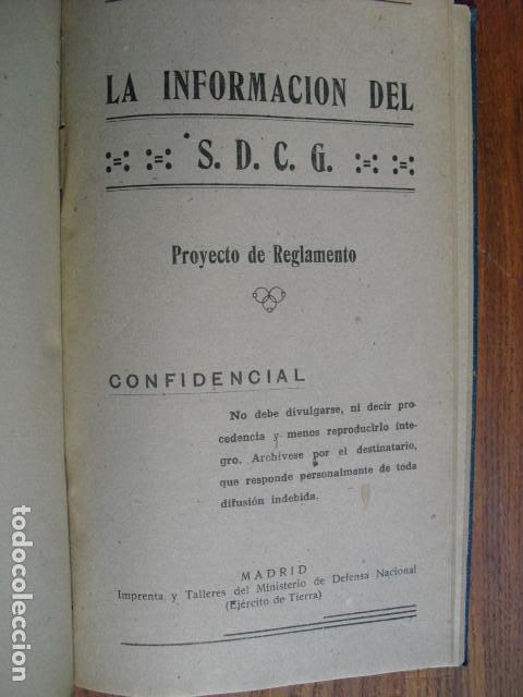 Military Antiques: LA INFORMACION DEL SERVICIO DE DEFENSA CONTRA GASES EJERCITO REPUBLICANO