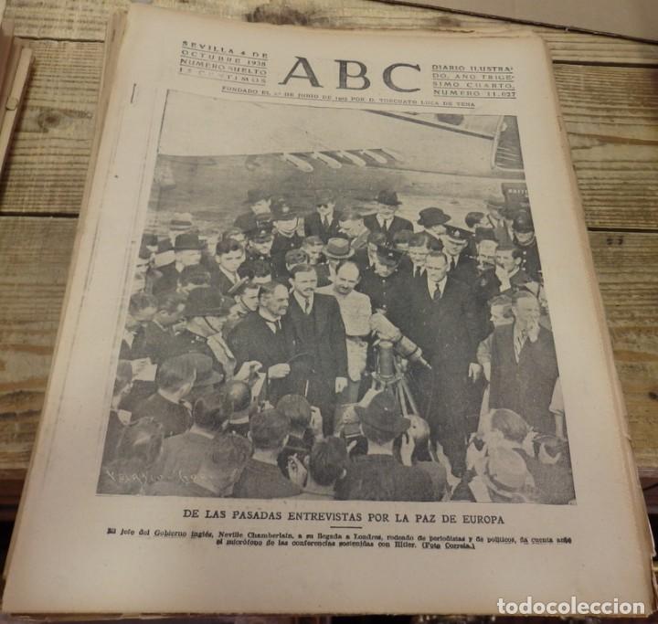Militaria: ABC 4 DE OCTUBRE DE 1938, 22 PAGINAS, SECTOR DEL EBRO,PARTE DE GUERRA, ETC