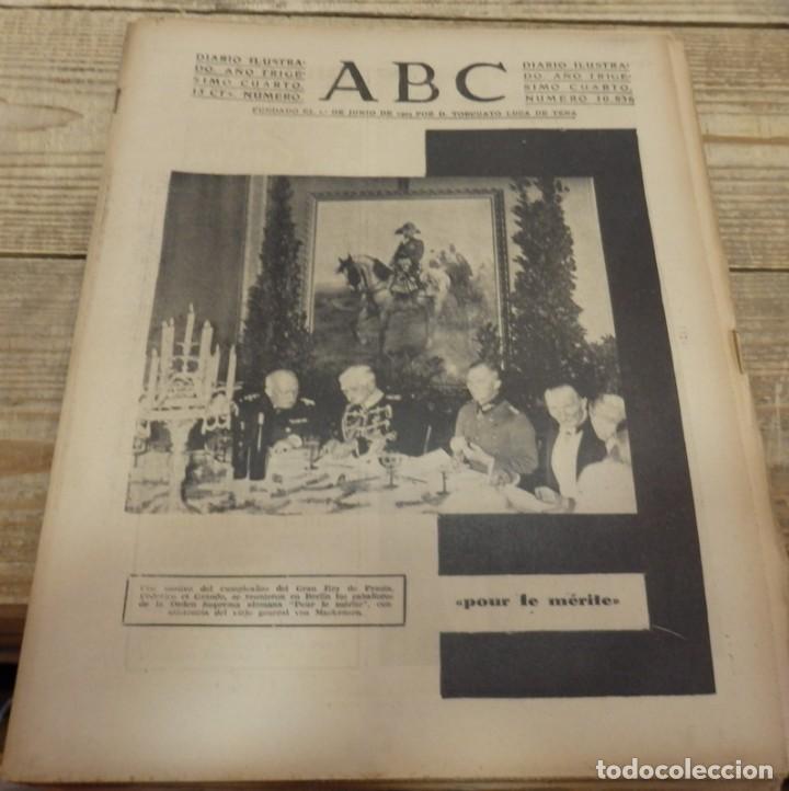 Militaria: ABC 22 DE FEBRERO DE 1938, 30 PAGINAS, FRENTE DE TERUEL,PARTE DE GUERRA,ETC