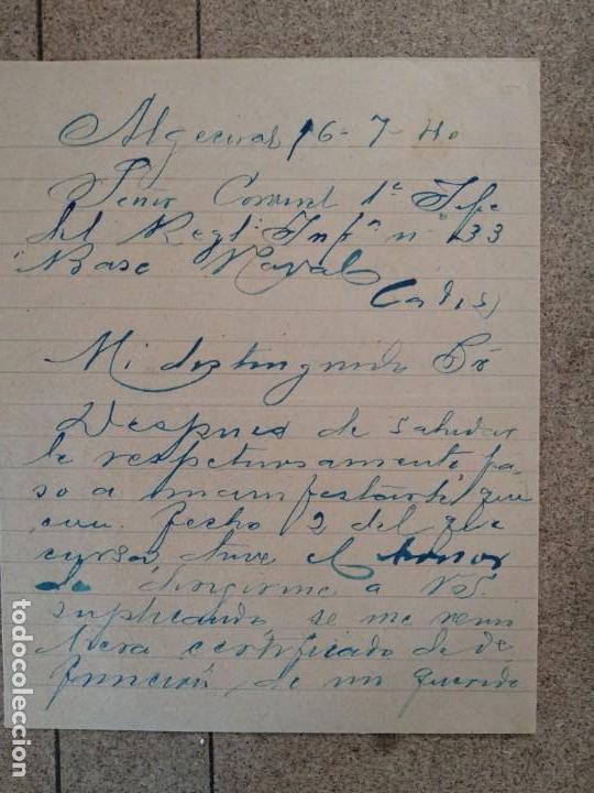 Military Antiques: Carta solicitanto certificado fallecido en combate