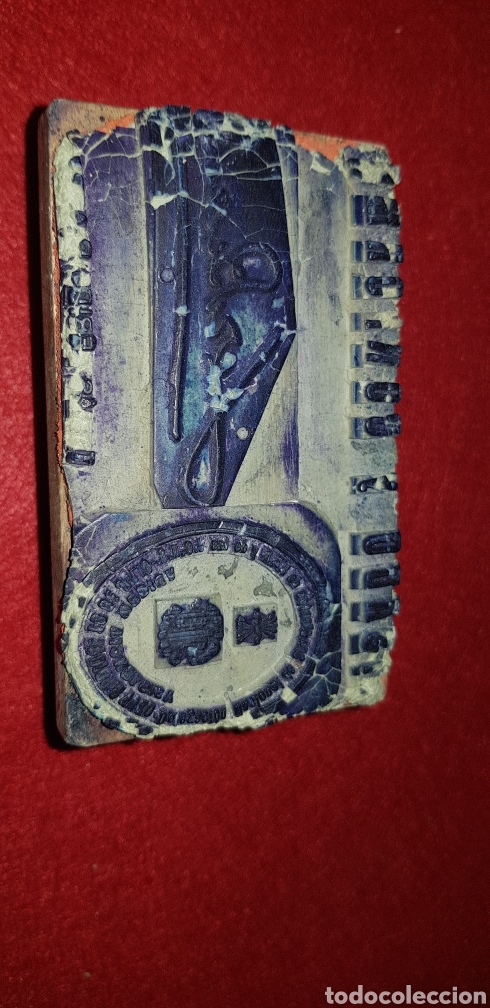 Military Antiques: Antiguo sello de Falange asistencia m&eacute;dica