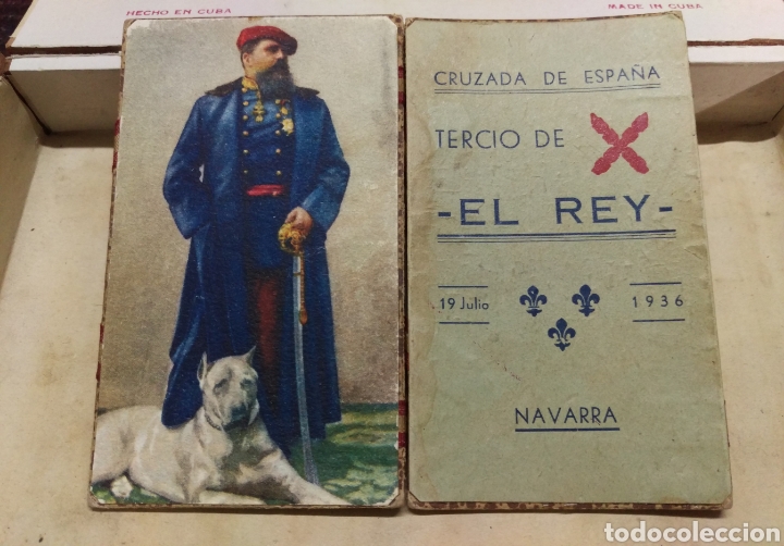 Militaria: portacarnet, portadocumentos, cartera CARLISTA. CRUZADA DE ESPA&Ntilde;A TERCIO DE -EL REY-