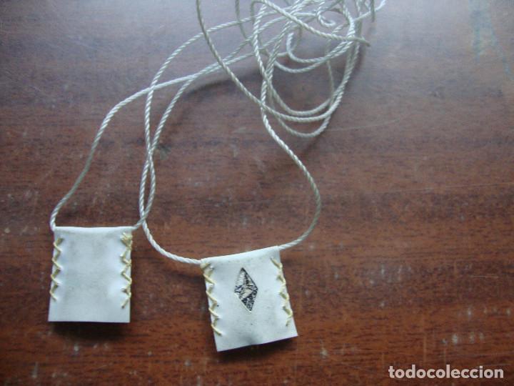 Militaria: ESCAPULARIO SE UTILIZADO COMO DETENTE DURANTE LA GUERRA