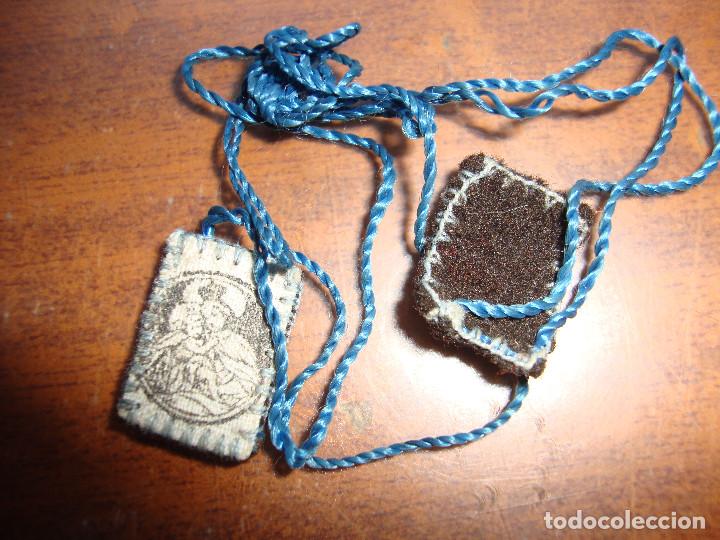 Militaria: ESCAPULARIO SE UTILIZO COMO DETENTE DURANTE LA GUERRA
