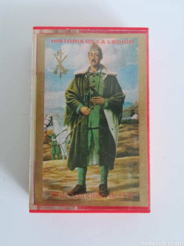 Militaria: Casete Historia de La Legi&oacute;n - 20 de septiembre de 1920 - Franco y Valenzuela - cinta